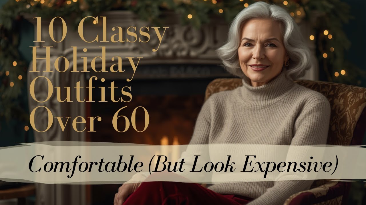 10 Classy Holiday Outfits for Ladies over 60 That Are Comfortable (But Look Expensive)