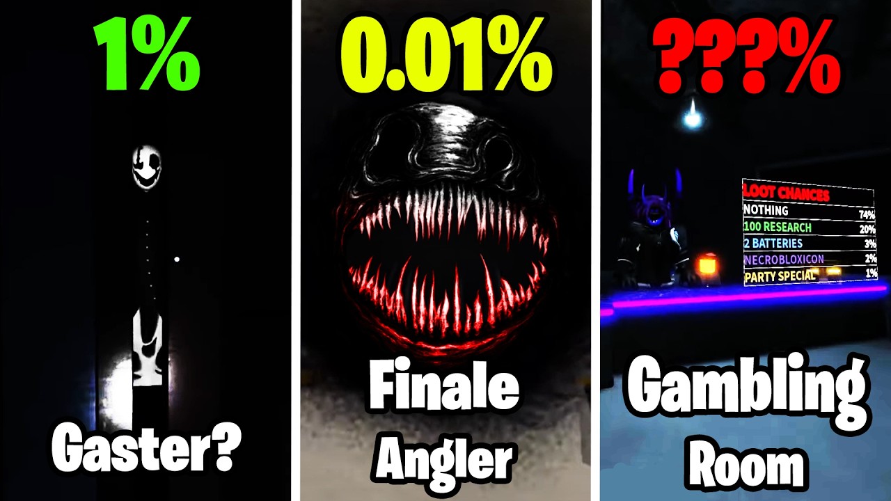 ROBLOX Pressure RAREST Monsters and Easter Eggs