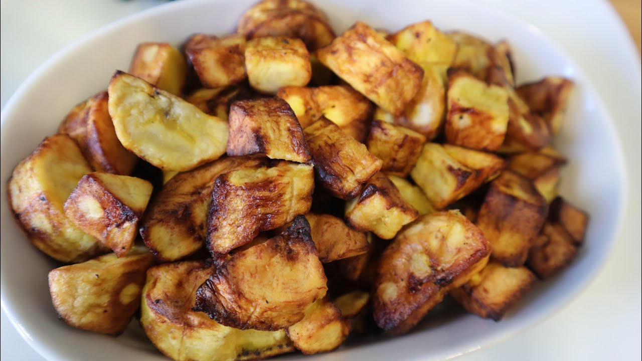 PERFECT AIR - FRIED PLANTAIN/DODO | HOW TO MAKE NIGERIAN FRIED PLANTAIN WITH AN AIR FRYER | HEALTHY