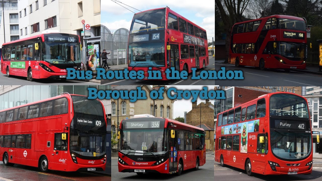 Bus Routes in the London Borough of Croydon