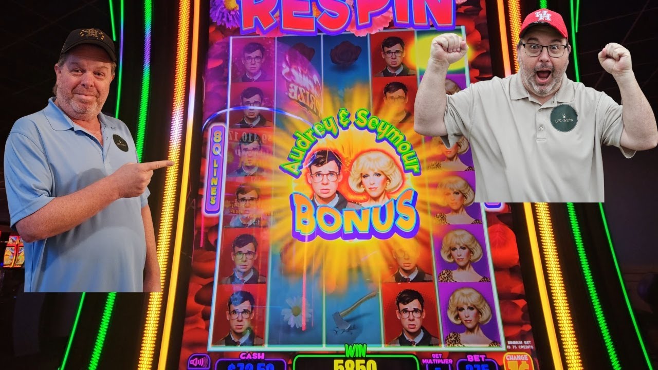 Little Shop of Horrors Slot Machine at Coushatta, Lots of Bonuses and Action!