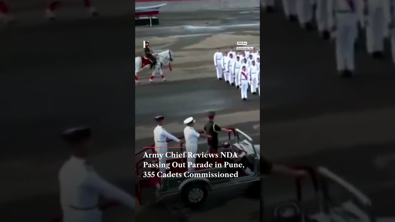 Army Chief General Dwivedi Reviews NDA Parade in Pune; 355 Cadets Commissioned | N18G