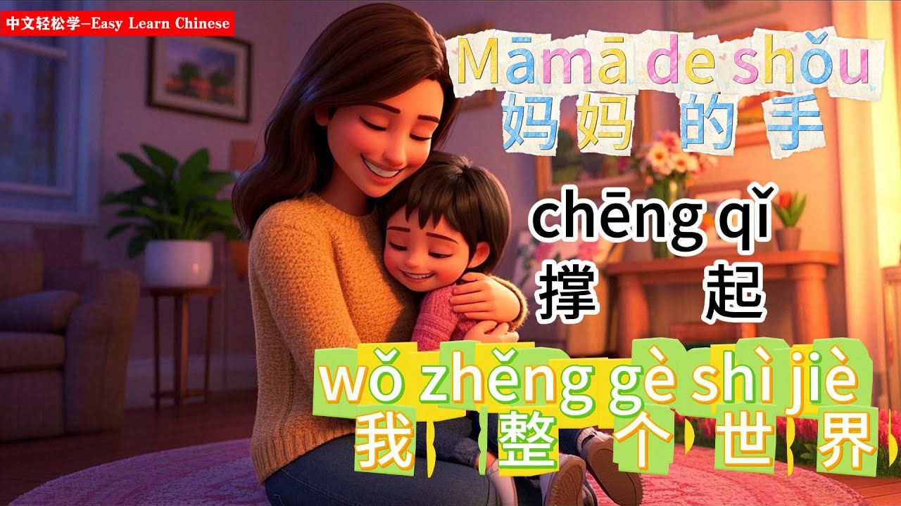 妈妈的手撑起我整个世界| 慢速中文 | 中文故事 | 中文学习 | HSK 3-4#学中文  #ChineseConversation #ChinesePractice #ChinesePhrase