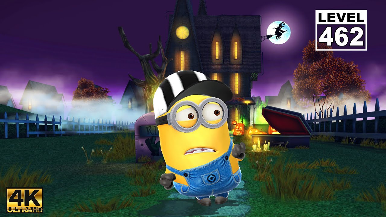 Referee Minion commit 160 Despicable Action by smashing other Minions at Halloween Residential Area