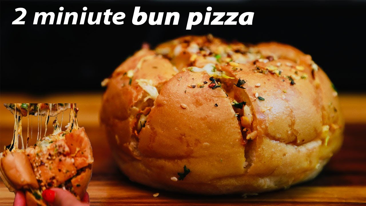 BUN PIZZA RECIPE l Pizza Recipe l Cheesy Bun Recipe l Kids Special l Cook With Asha