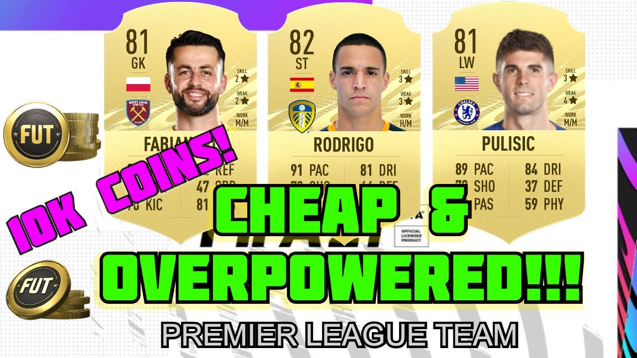 FIFA 21 - CHEAP AND OVERPOWERED PREMIER LEAGUE TEAM!! BEST EPL STARTER TEAM!! 10K COINS!! #FIFA21