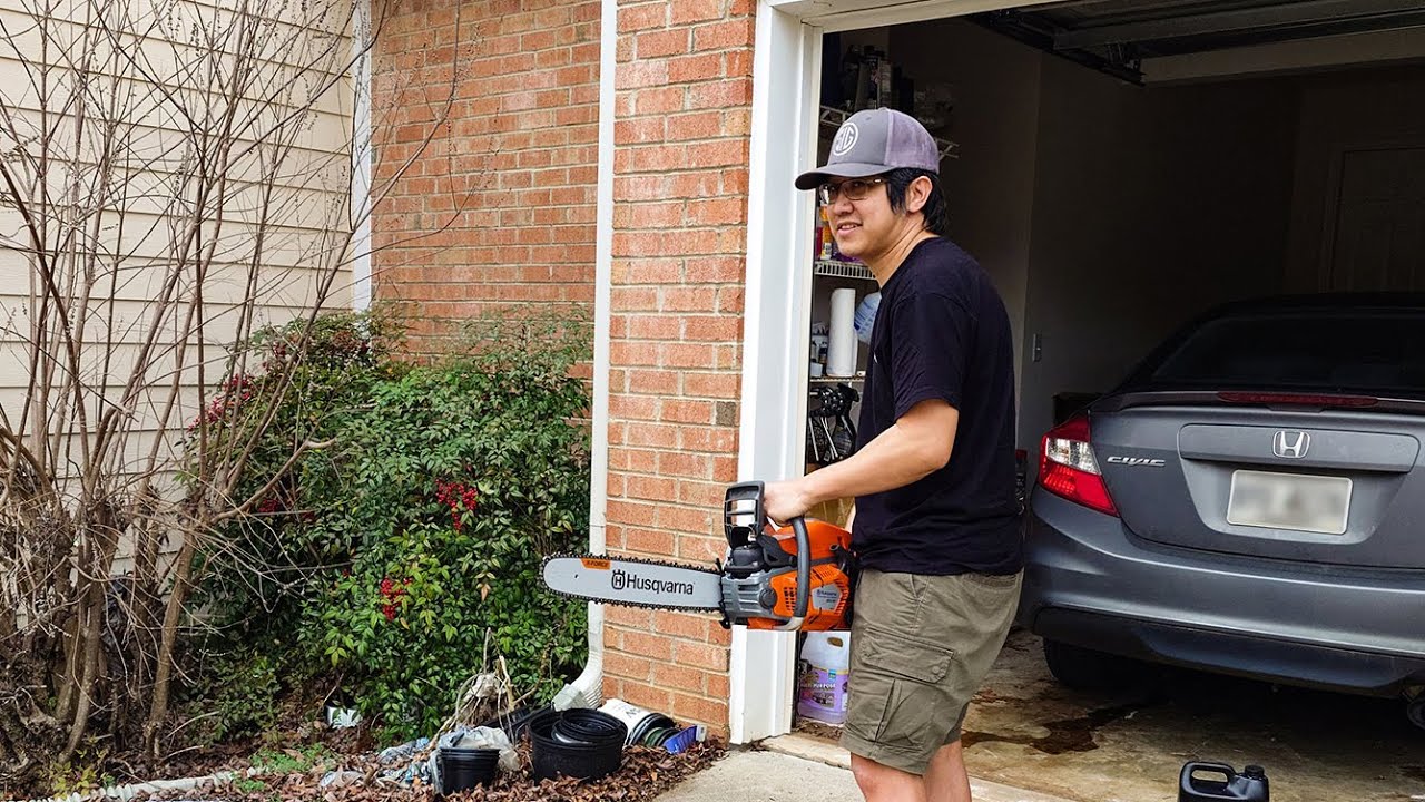 Husqvarna 550XP Mark II with an 18