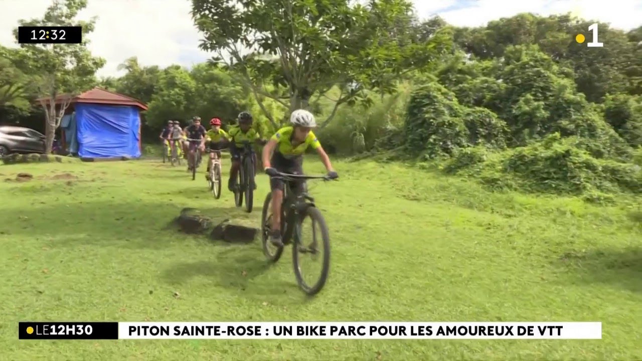 Des pistes de VTT sur une coulée de lave au pied du volcan : Sainte-Rose inaugure son Bike Park