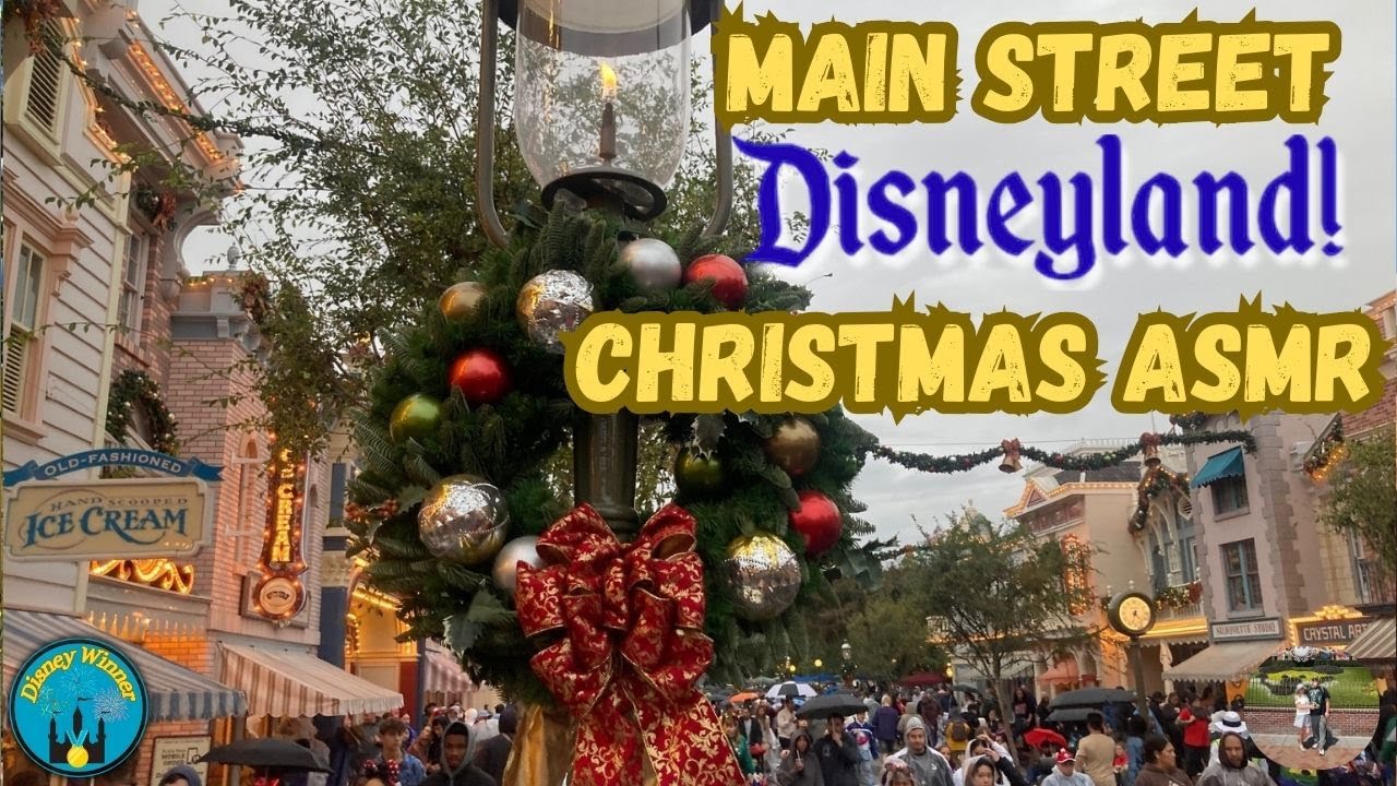 Disneyland Main Street Christmas ASMR