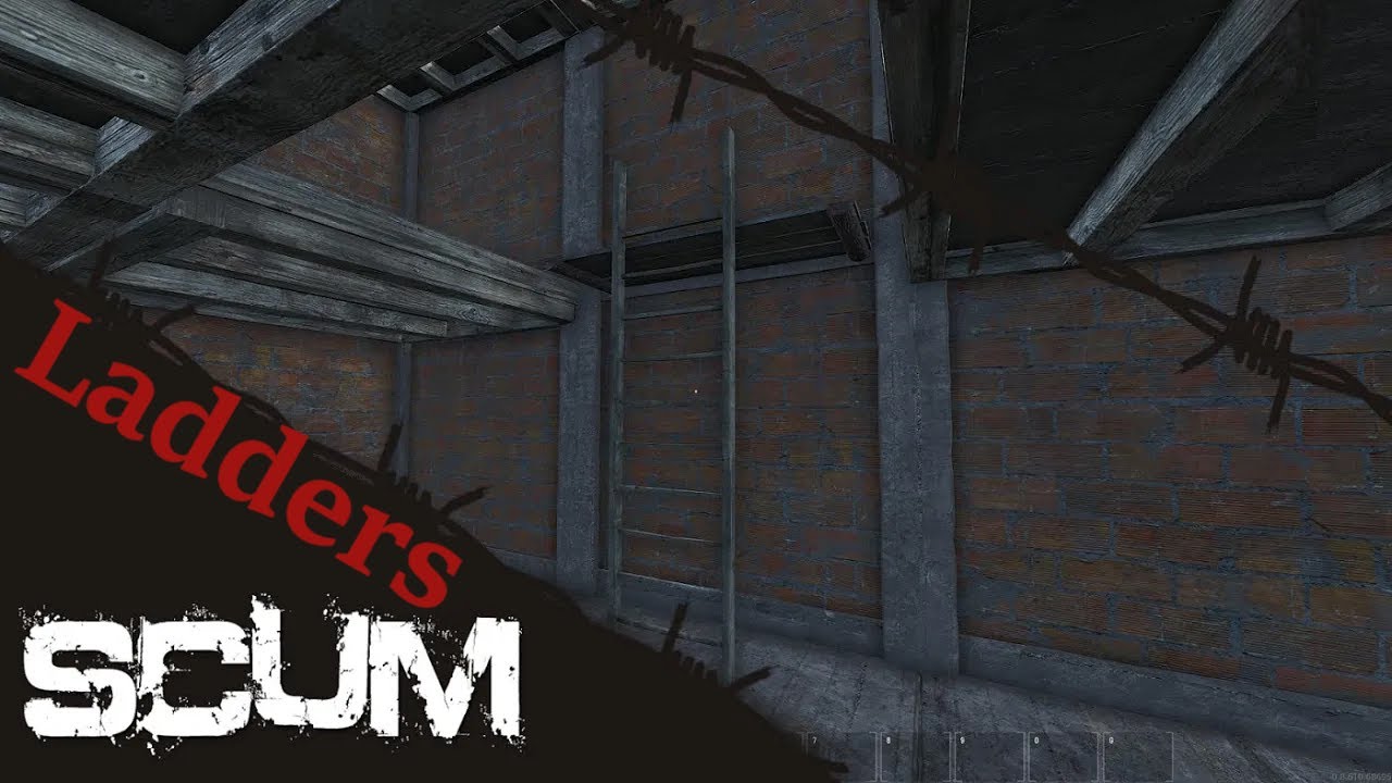 SCUM 0.85 Ladders are an actually hardcore defense in your base