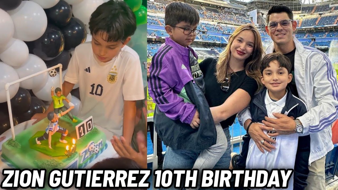 ZION GUTIERREZ 10TH BIRTHDAY❤️Panganay na Anak ni Sarah Lahbati at Richard Gutierrez
