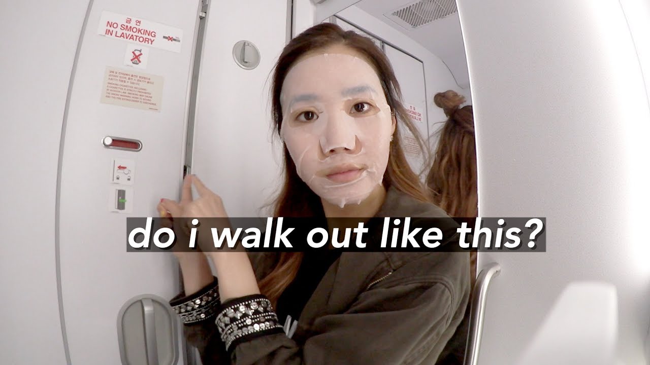 Flying Back to Seoul + Inflight Skincare Routine ✈️