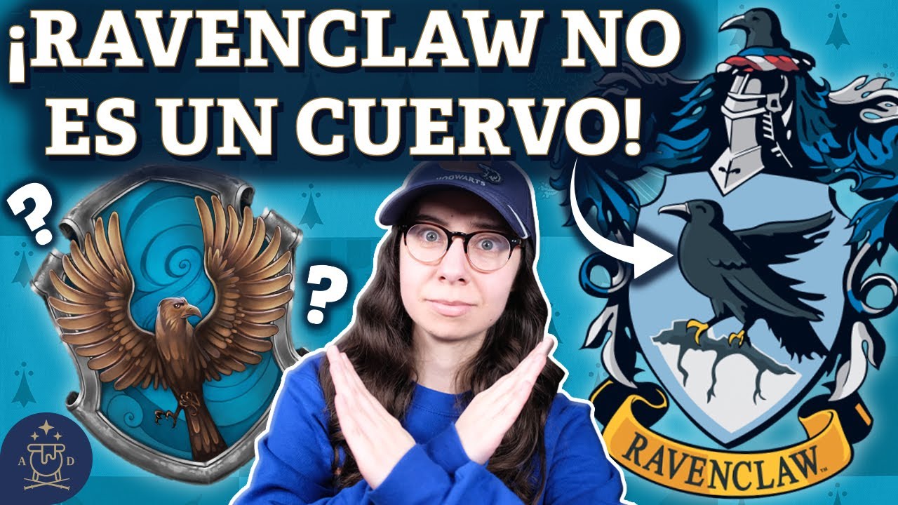 ¡La mascota de Ravenclaw NO es un CUERVO! El GRAN ERROR que arruinó Harry Potter