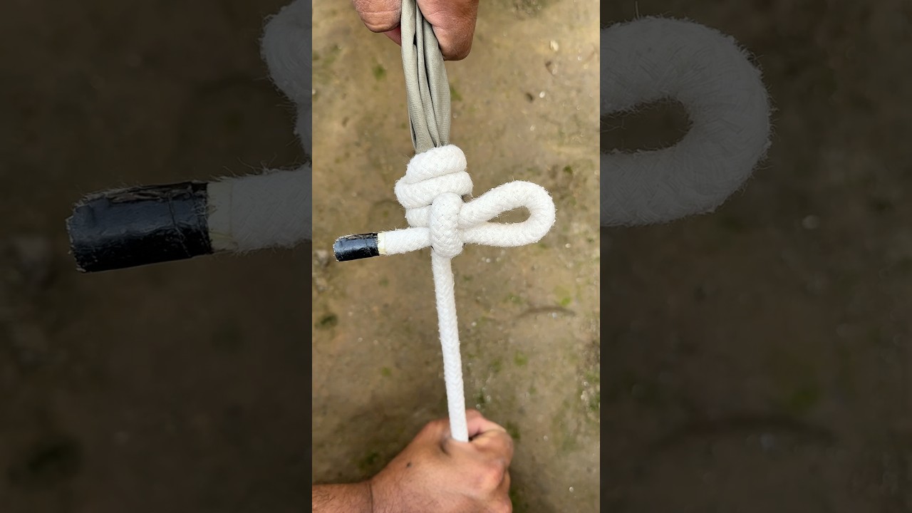 Amazing Camping Knot For Tarp Shelters Or Tarp Corner !