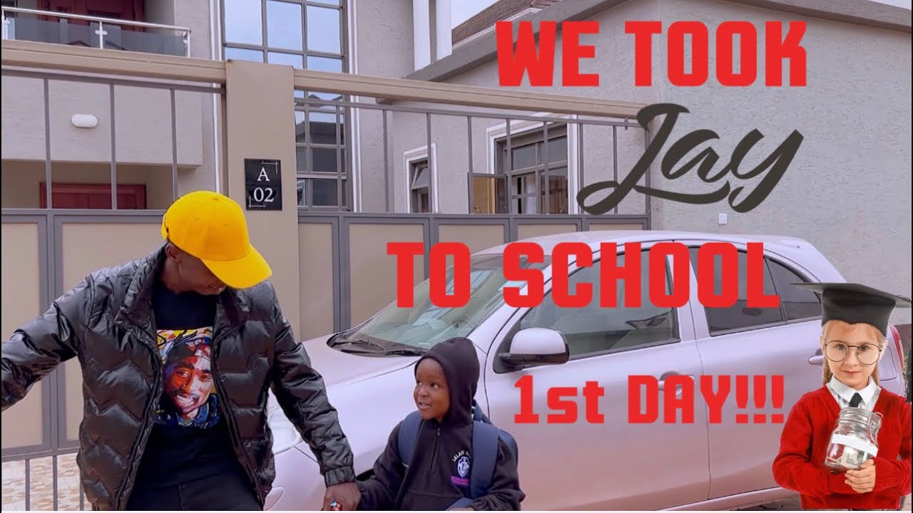 WE TOOK JAY TO NEW SCHOOL📚🏫 // States junior first day in school 😇