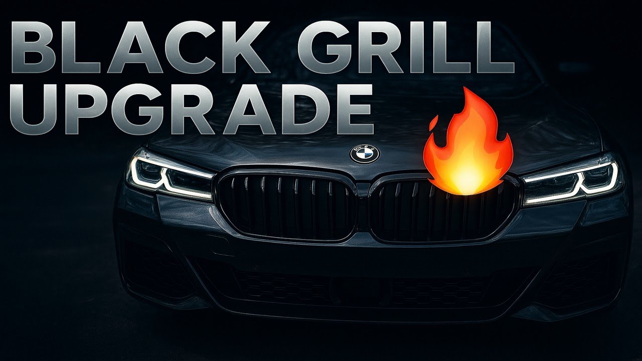 Обновление передней черной решетки радиатора BMW G31 LCI!!!