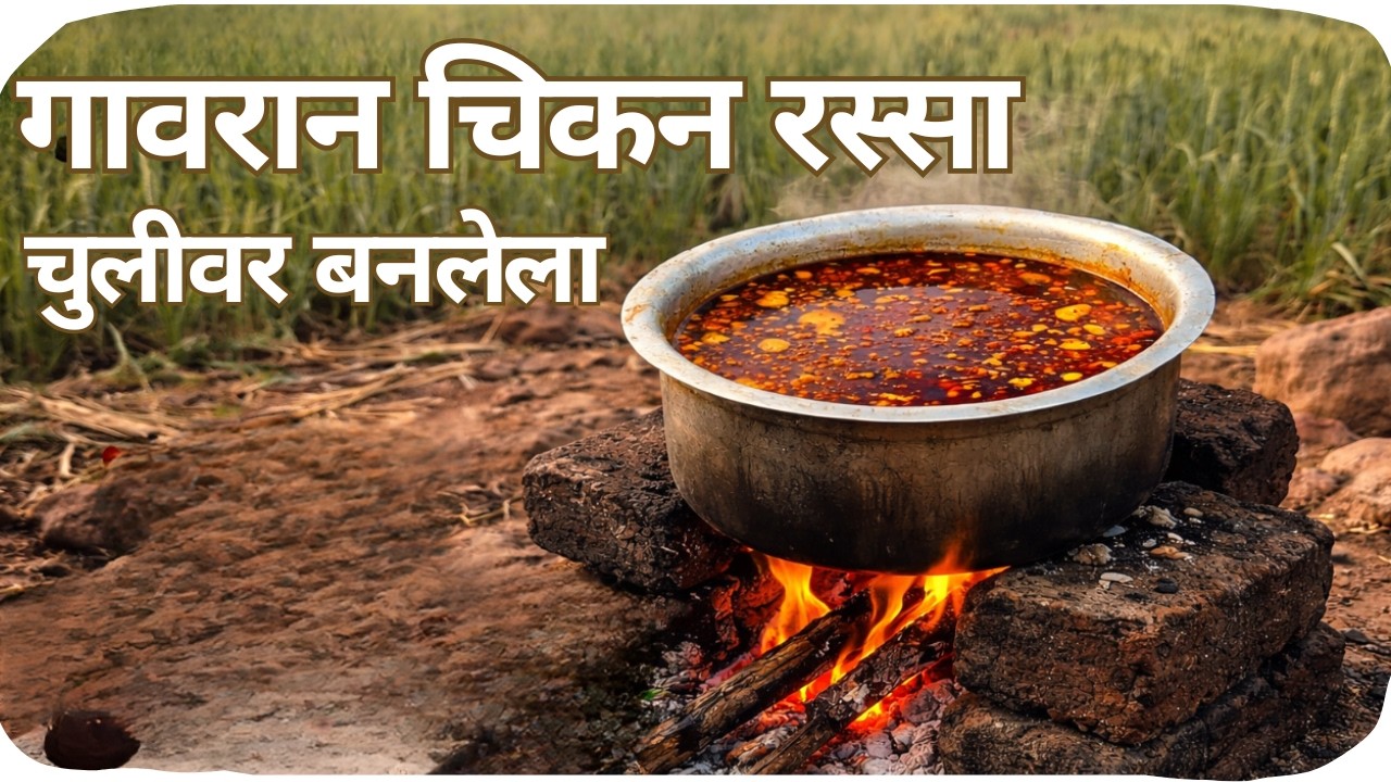 झणझणीत तोंडाला पाणी सोडणारा पारंपरिक गावरान चिकन रस्सा | Gavran chicken rassa | chicken recipe