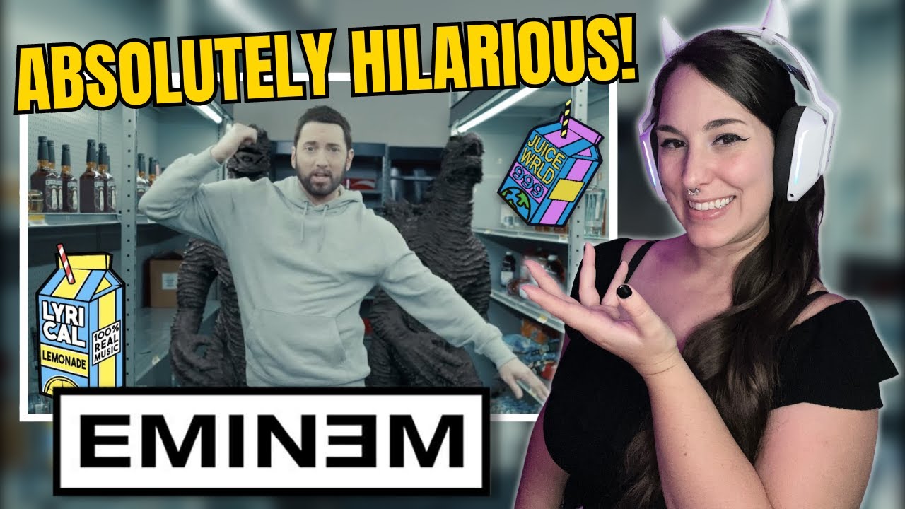 ABSOLUTELY HILARIOUS! | Eminem - Godzilla ft. Juice WRLD | FIRST TIME REACTION! 🧃