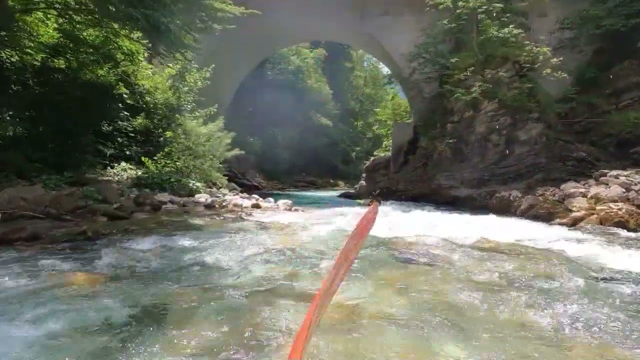 Descente en Kayak #16 - koritnica - low water - juin 2023