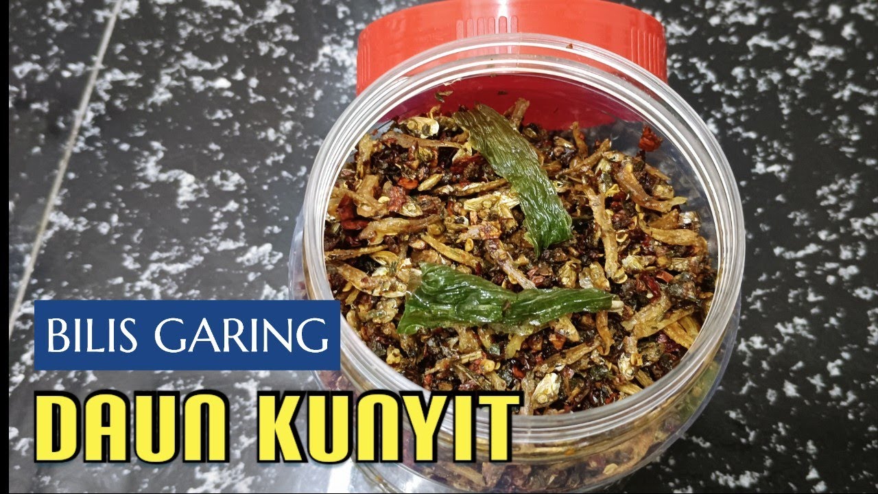 Menu emergency bila terlewat bangun sahur..bilis goreng ranggup daun kunyit.