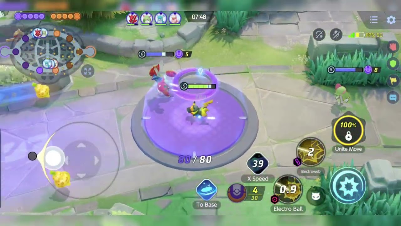 PIKACHU EXP SHARE TOPLANE - POKEMON UNITE