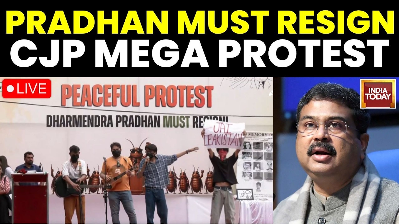 Cockroach Janta Party Protest LIVE | Demands Of Dharmendra Pradhan's Resignation | India Today LIVE