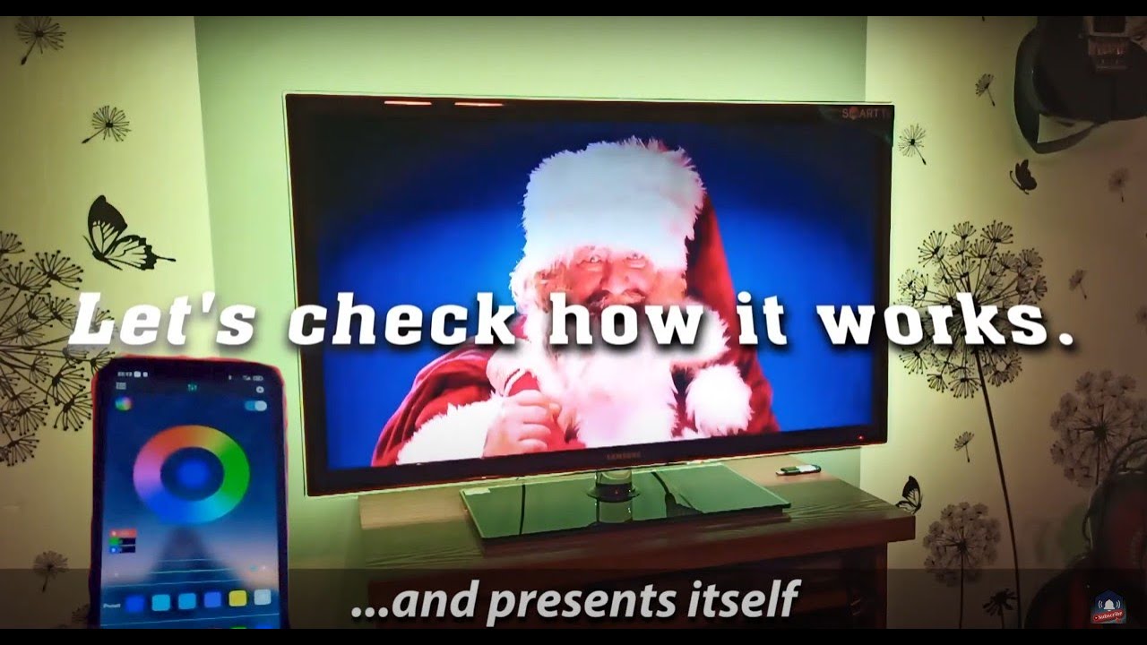 USB Bluetooth RGB flexible LED strip TV backlight.