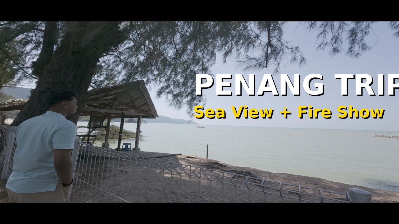 Penang Trip Vlog 🇲🇾 | Bus, Ferry, Beach & Fire Show | Batu Ferringhi | Malaysia Travel