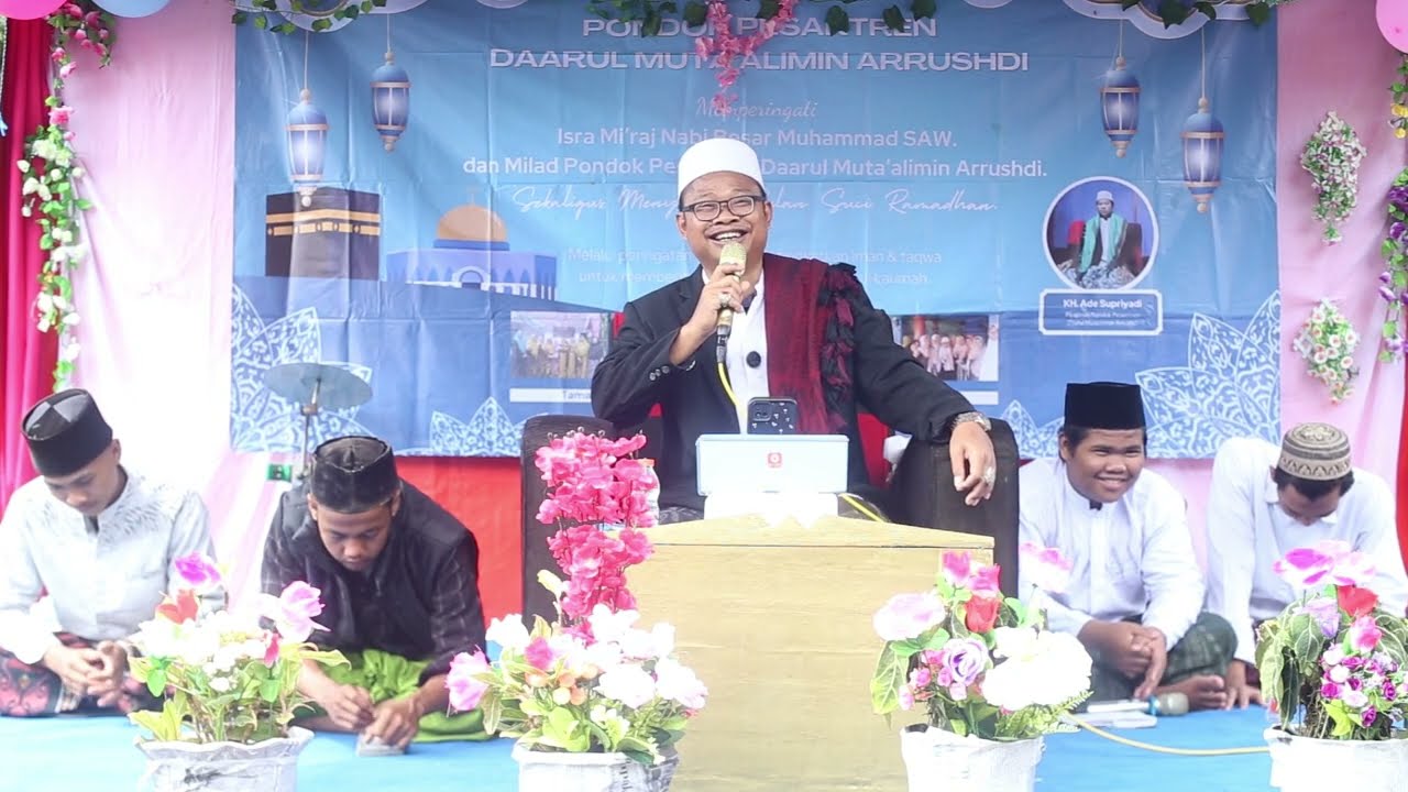 071. USTAD KAMPUNG DMT CERAMAH DI ULANG TAHUN PESANTREN DMT