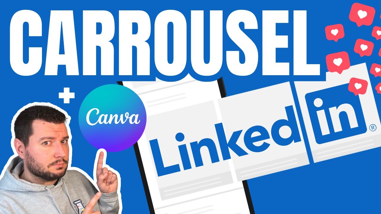 Cr&eacute;er et Publier un Carrousel LinkedIn  (Simple et Vid&eacute;o) avec Canva