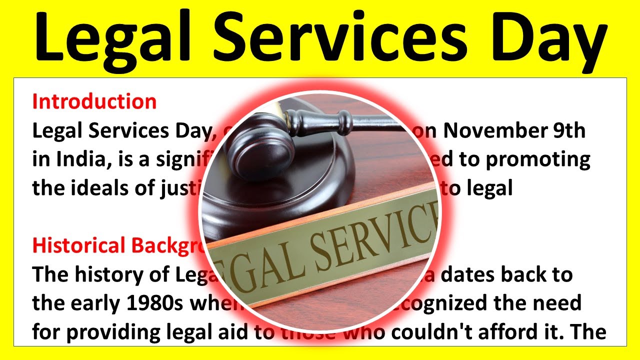 Essay on Legal Services Day - Understanding the Importance of Access to Justice