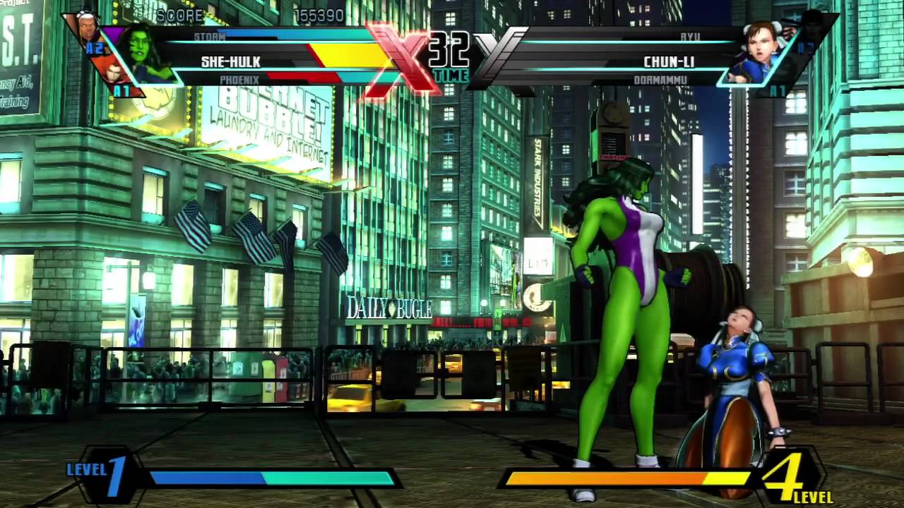 Ultimate Marvel vs. Capcom 3 - Storm/Phoenix/She-Hulk Playthrough