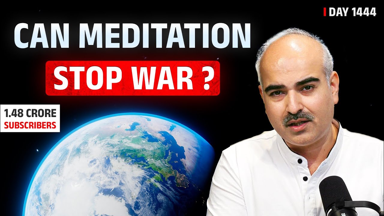 Sanatan episode 1444 आध्यात्म में युद्ध को रोकने की शक्ति होती है ? live meditation