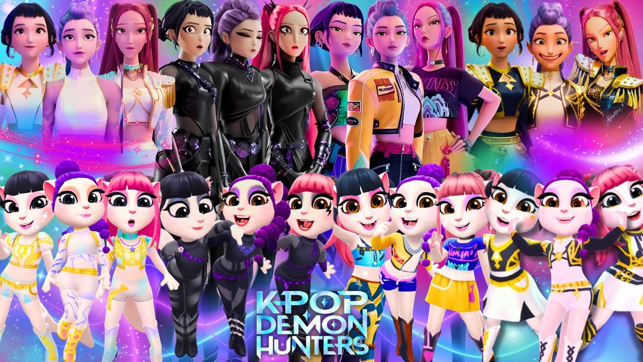 😈🎵 ESPECIAL HUNTRIX KPOP DEMON HUNTERS ➕ ANGELA 2 | ESPECIAL DE FÉRIAS