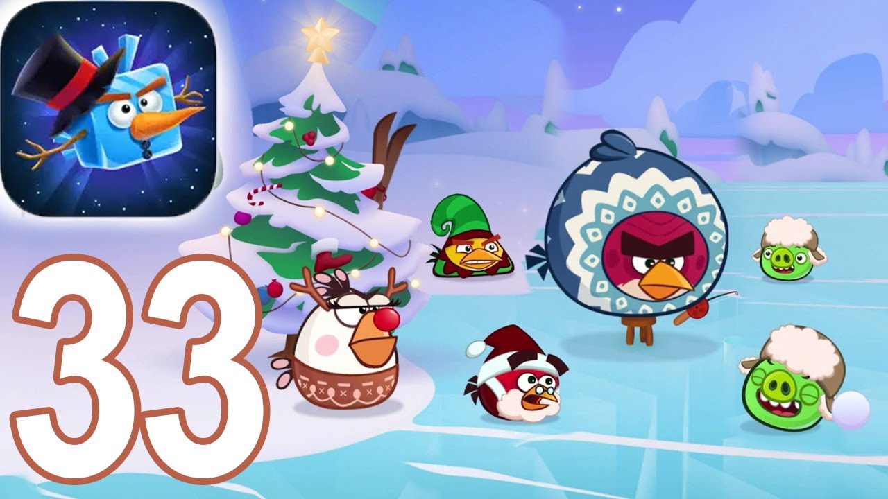 Angry Birds Reloaded SNOWBALL SHOWDOWN ⭐⭐⭐ 3 Stars  - 1  to 30 - Walkthrough Part 33 (iOS)