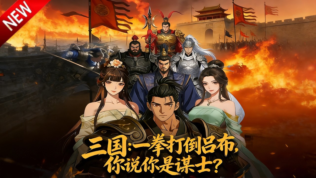 💥【新番上线】穿越三国，系统逼我当谋士？可我武力值超标了啊！看史上最“暴力”谋士，如何靠“讲道理”打服整个三国！《三国：一拳打倒吕布，你说你是谋士？》全集Multi SUB #热血 #漫剧 #动漫魔女