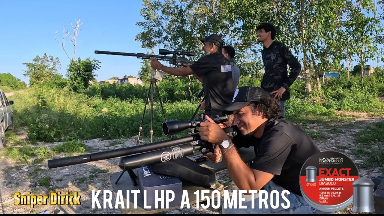 KRAIT L HP AIRMAKS A 150 METROS TIRANDO 990 fps