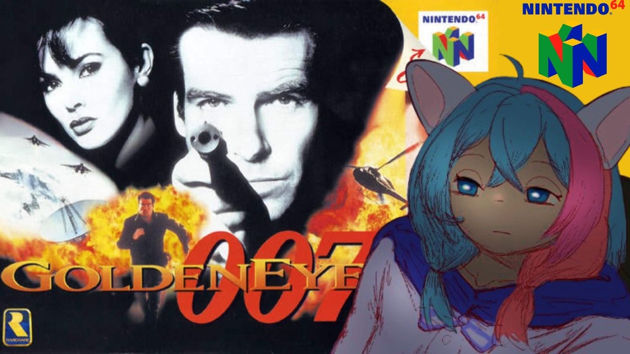 Goldeneye 007 (N64)[1] - How Hard Will This Stick Be? | VTuber