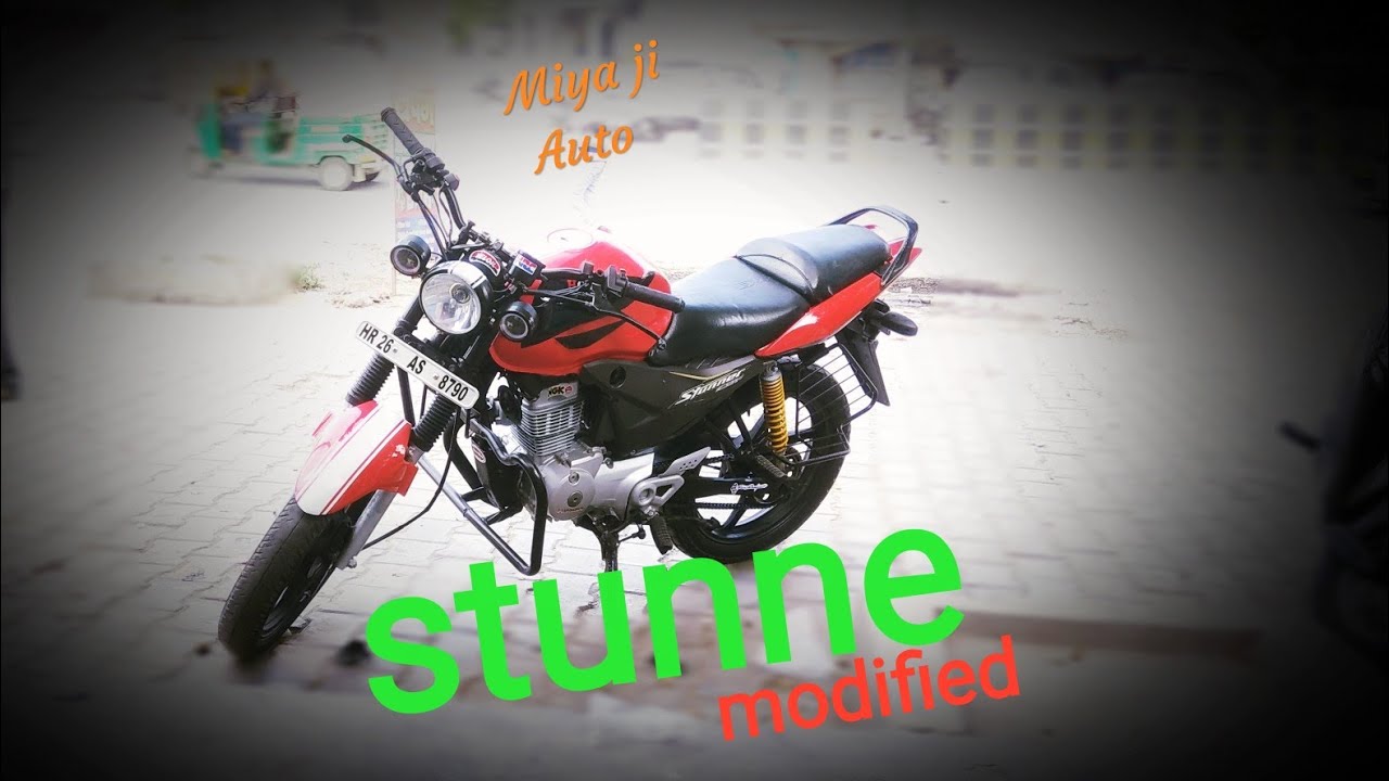 Honda stunner fully modification and Teping