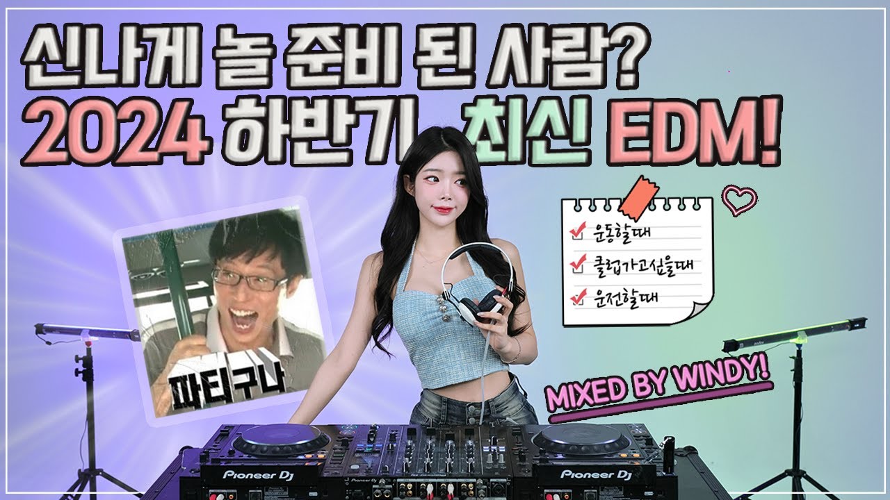 신나게 놀 준비 된 사람만 클릭!❤️‍🔥 2024 하반기 최신 EDM 모음zip : DJ WINDY CLUB MIX #24