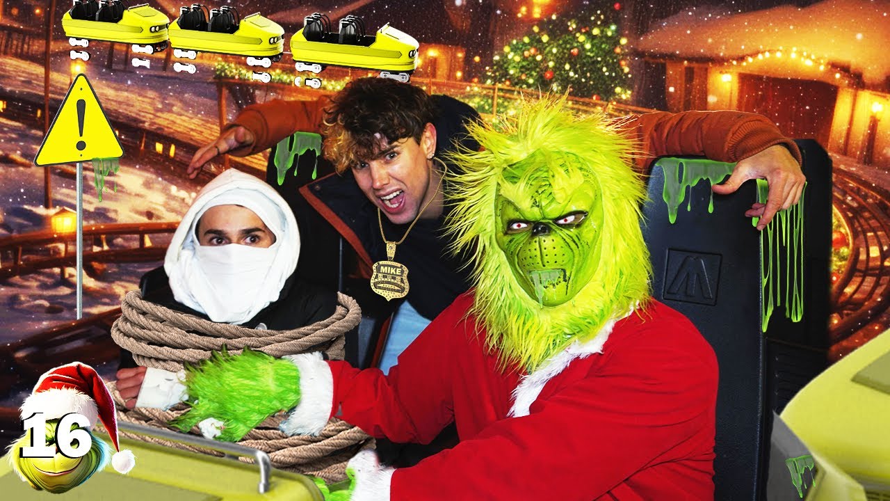 EL GRINCH NOS SECUESTRA EN EL PARQUE DE ATRACCIONES