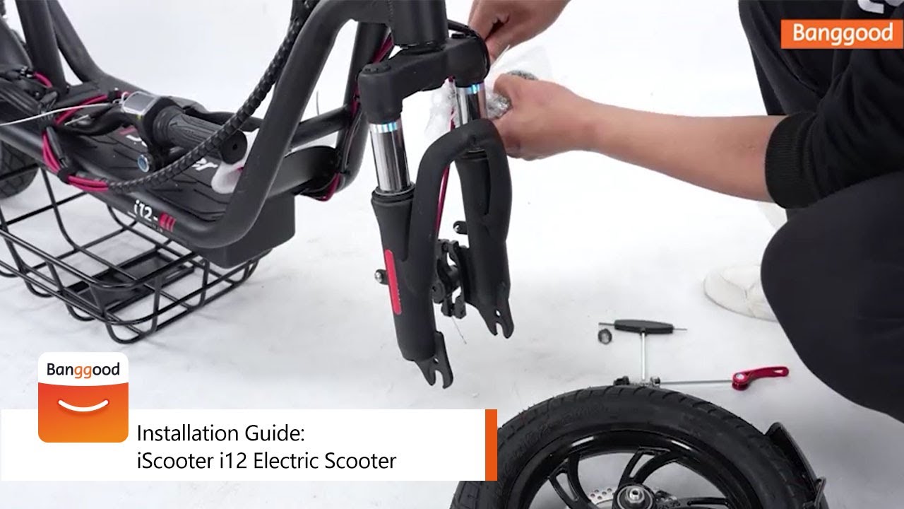Installation Guide: iScooter i12 Electric Scooter - Shop on Banggood