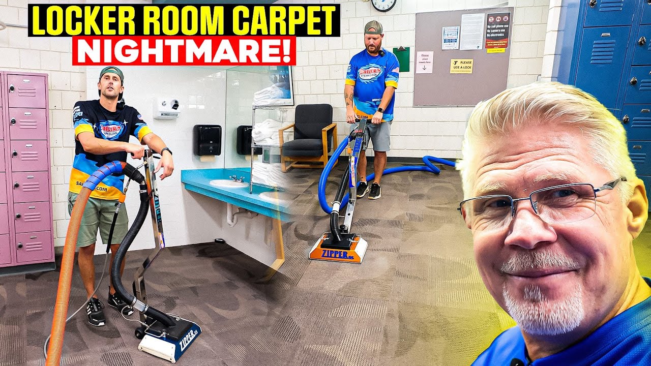 How to Clean Disgusting Carpet in Public Locker Rooms Like a Pro