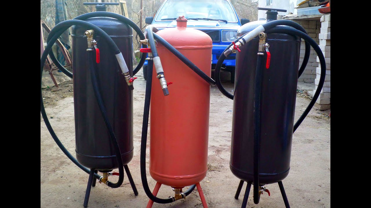 ПЕСКОСТРУЙ.  Homemade sandblaster