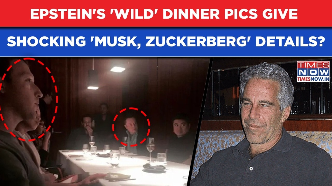 Epstein Firestorm: Pics From 'Wild' Dinner Give Shocking Details| Musk, Zuckerberg Attended? Watch