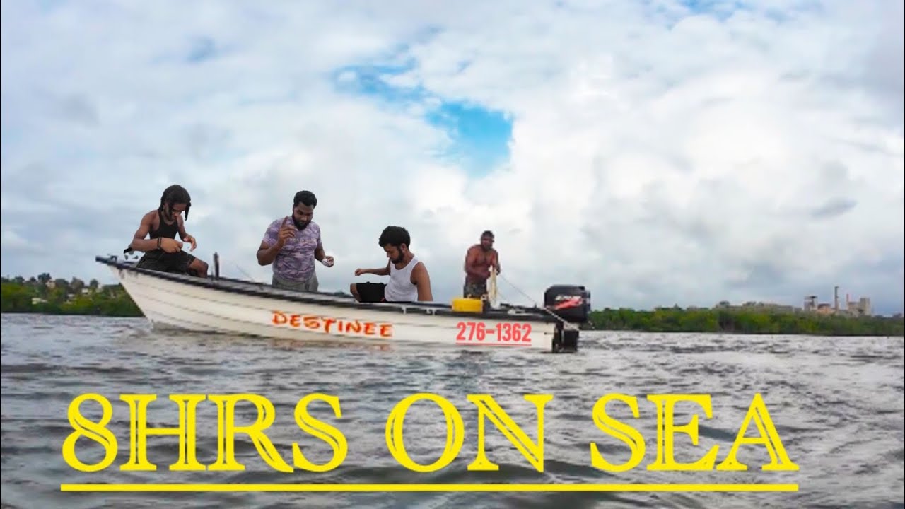 Yellow alert,  nothing to do, 8hrs on sea with the team, #fishing
