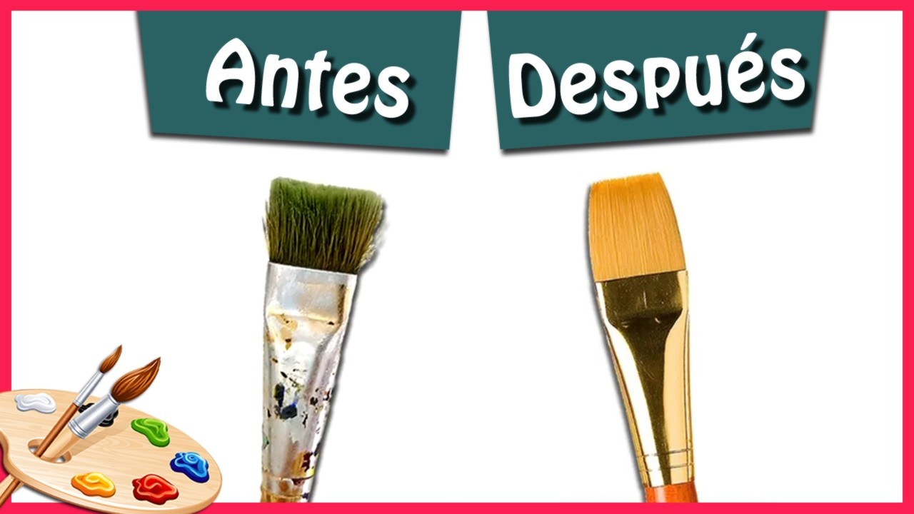 Así se LIMPIAN los pinceles de ÓLEO FÁCIL y RÁPIDO