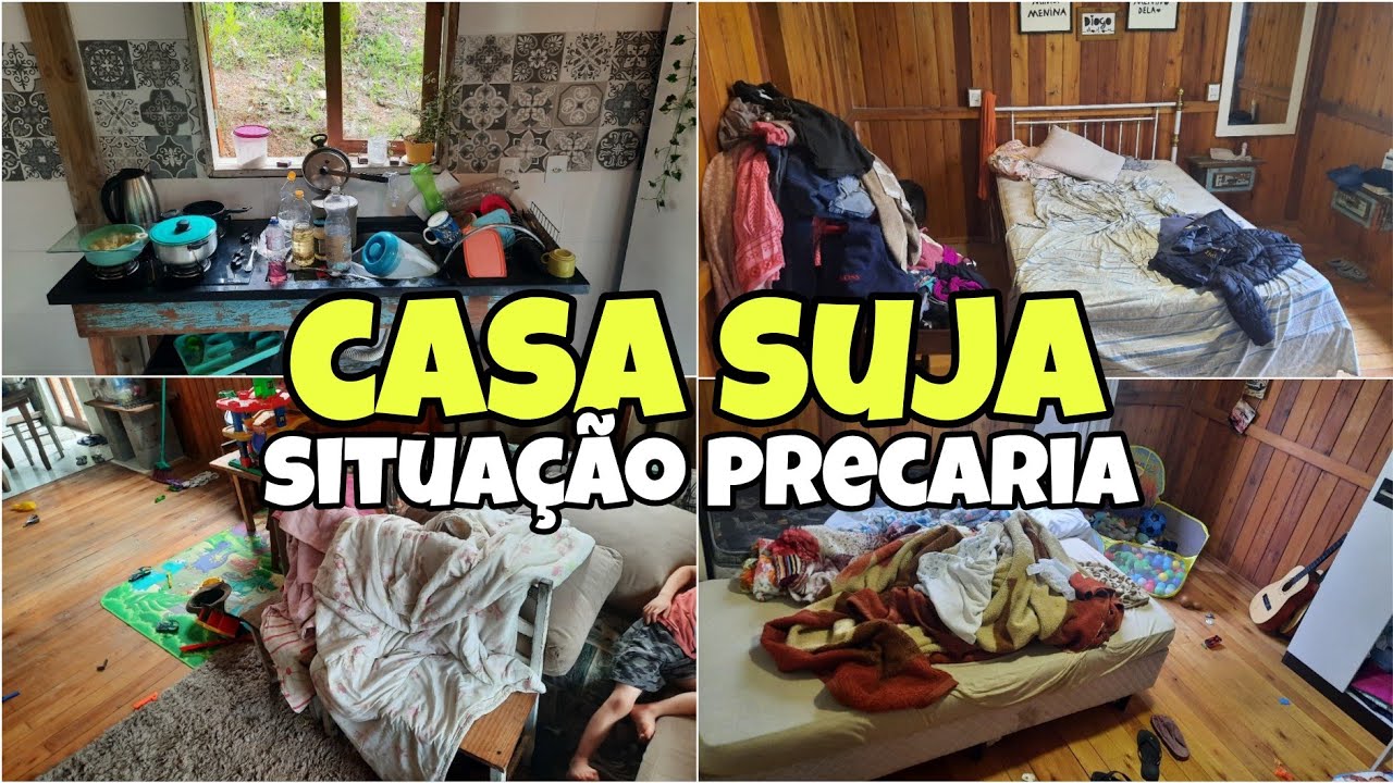 A CASA MAIS SUJA DO BRASIL🤮/FAXINA COMPLETA/LIMPEZA PESADA SATISFATÓRIA