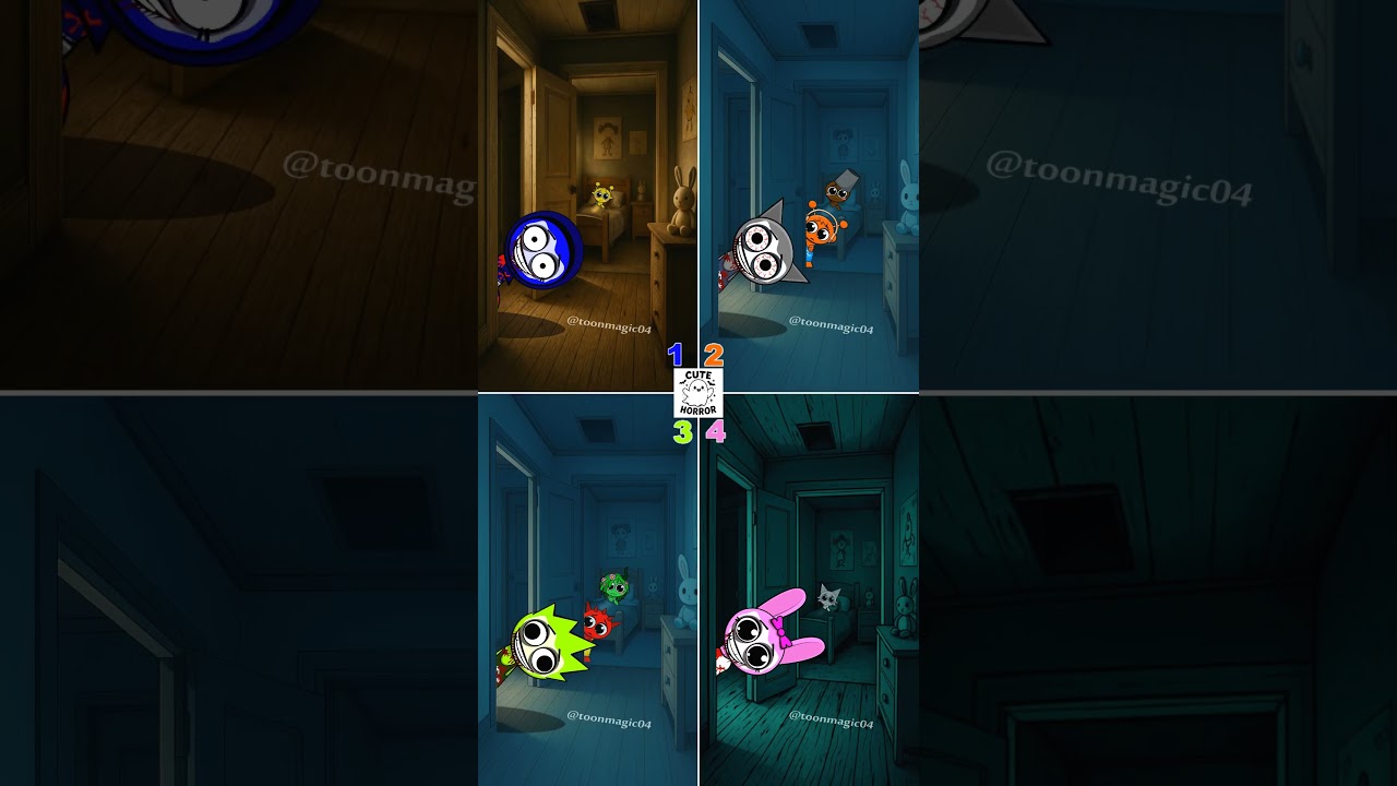 🧸 Cute 😍 Horror 😱 ! 🛏️ What&rsquo;s 🤔 happening 🔍 in 🏠 Sprunki's 🧃 bedroom 🛌?! #sprunki #funny #animation
