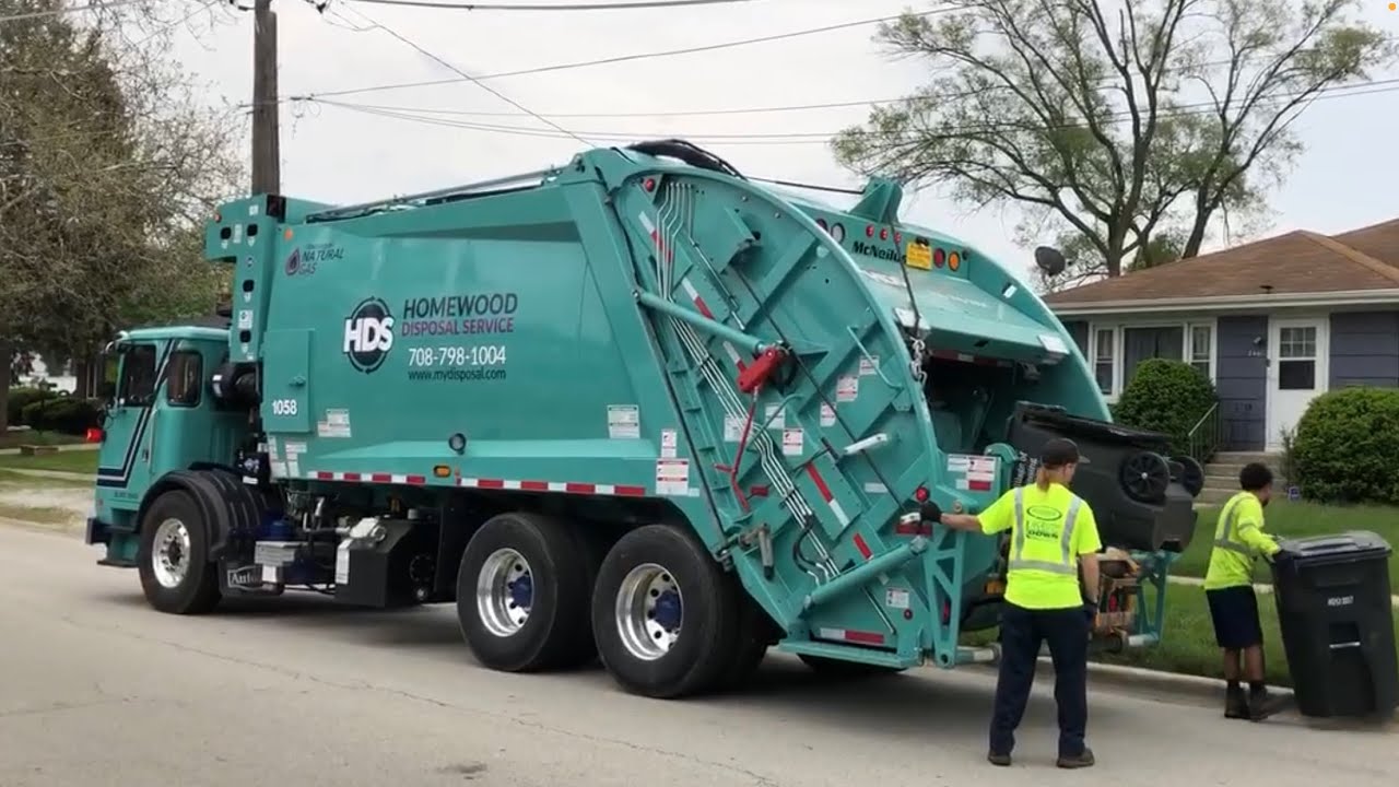 Homewood Disposal Rear Loader Garbage Truck- Brand New Truck + More